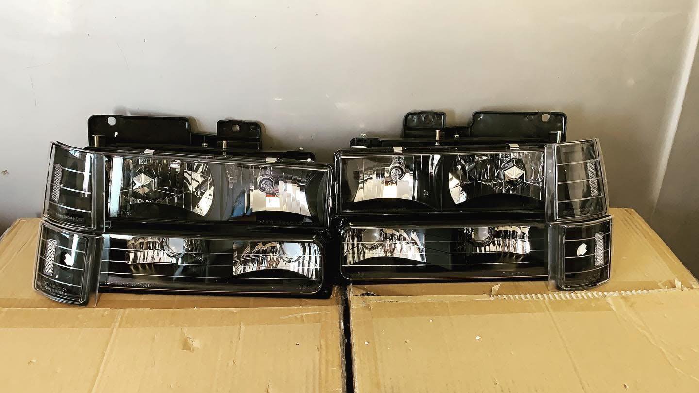 1988-1998 Chevy/GMC kits (mirrors, tail lights, headlight assemblies, lower valence):