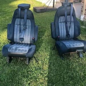 1988-1994 Chevy/GMC OBS Blue Bucket Seats with Matching Seat Belts
