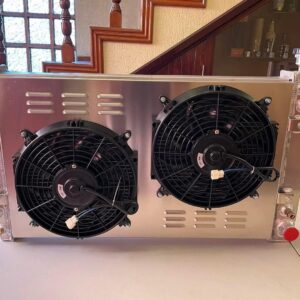 Chevrolet C1500 radiator 1988 to 1998 3 rows aluminum with electric fans