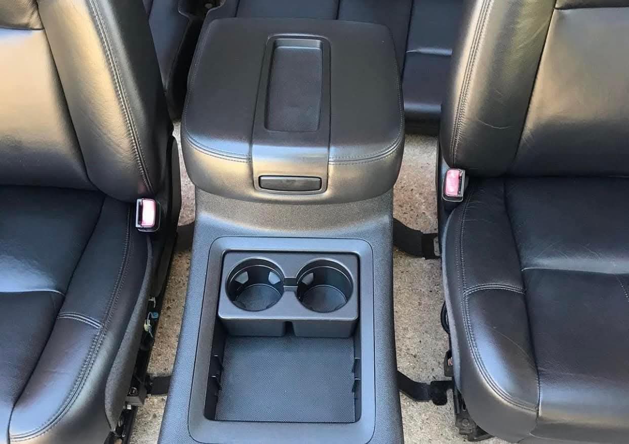2007-2013 Chevy Silverado / GMC Sierra Extended Cab Black Leather Seats with Console - Image 4