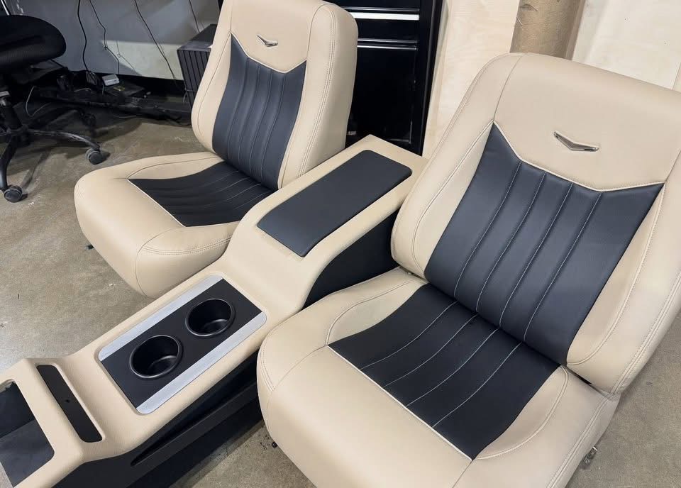 Complete 1967–72 C10 Bucket Seat & Console Combo – Direct Fit for Standard Transmission Tunnel - Image 2