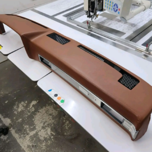 1973-1987 Chevy/GMC Square Body Custom Dash Pad Brown Leather Wrap