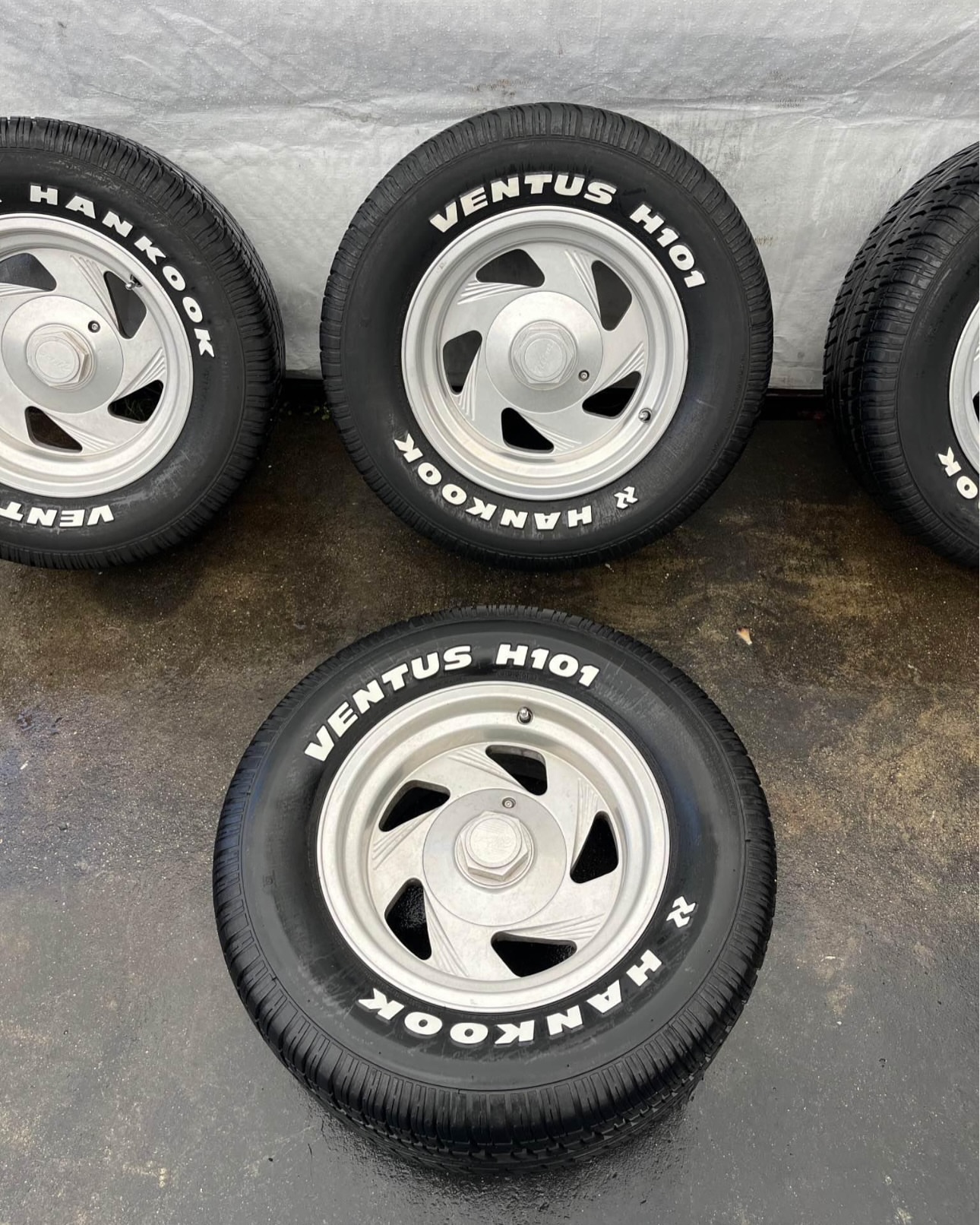 15×8 Wheels with 295/50R15 Tires Fits Chevy C10 & OBS Trucks Street/Strip Ready - Image 5