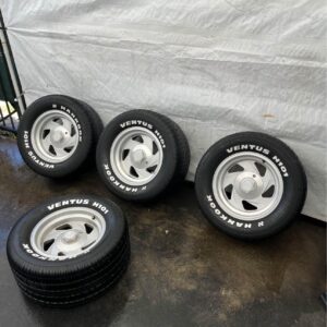 15×8 Wheels with 295/50R15 Tires Fits Chevy C10 & OBS Trucks Street/Strip Ready