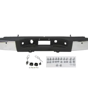 2007-2013 Silverado Sierra 1500 Rear Bumper Chrome Full Assy with Sensor Hole GM1103148