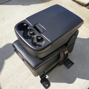 2007-2013 Chevy Silverado GMC Sierra Leather Jumpseat Console Tahoe Style