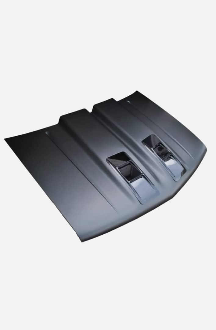 Ram Air Style Dual Cowl Hood – Fits 1988–1998 Chevy/GMC C/K Series Trucks