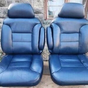Blue Leather Bucket Seats – Pulled from 1998 Chevy Suburban