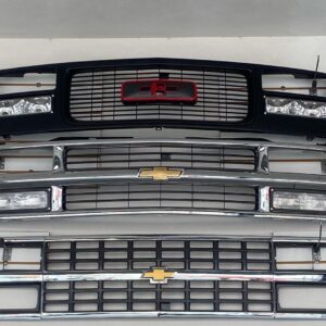 1988–1993 Chevy Silverado & 1994–1998 Cheyenne Front Grilles with Headlights and Side Markers